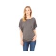 thumbnail image 1 of BELLA + CANVAS Women’s Flowy Draped Dolman Tee 8821, 1 of 1