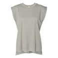 thumbnail image 1 of Bella + Canvas Women's Flowy Muscle T-Shirt with Rolled Cuff, 1 of 5