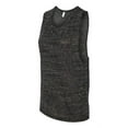 thumbnail image 1 of BE 8803 FLOWY SCOOP MUSCLE TEE (BLACK HEATHER 2XL), 1 of 3