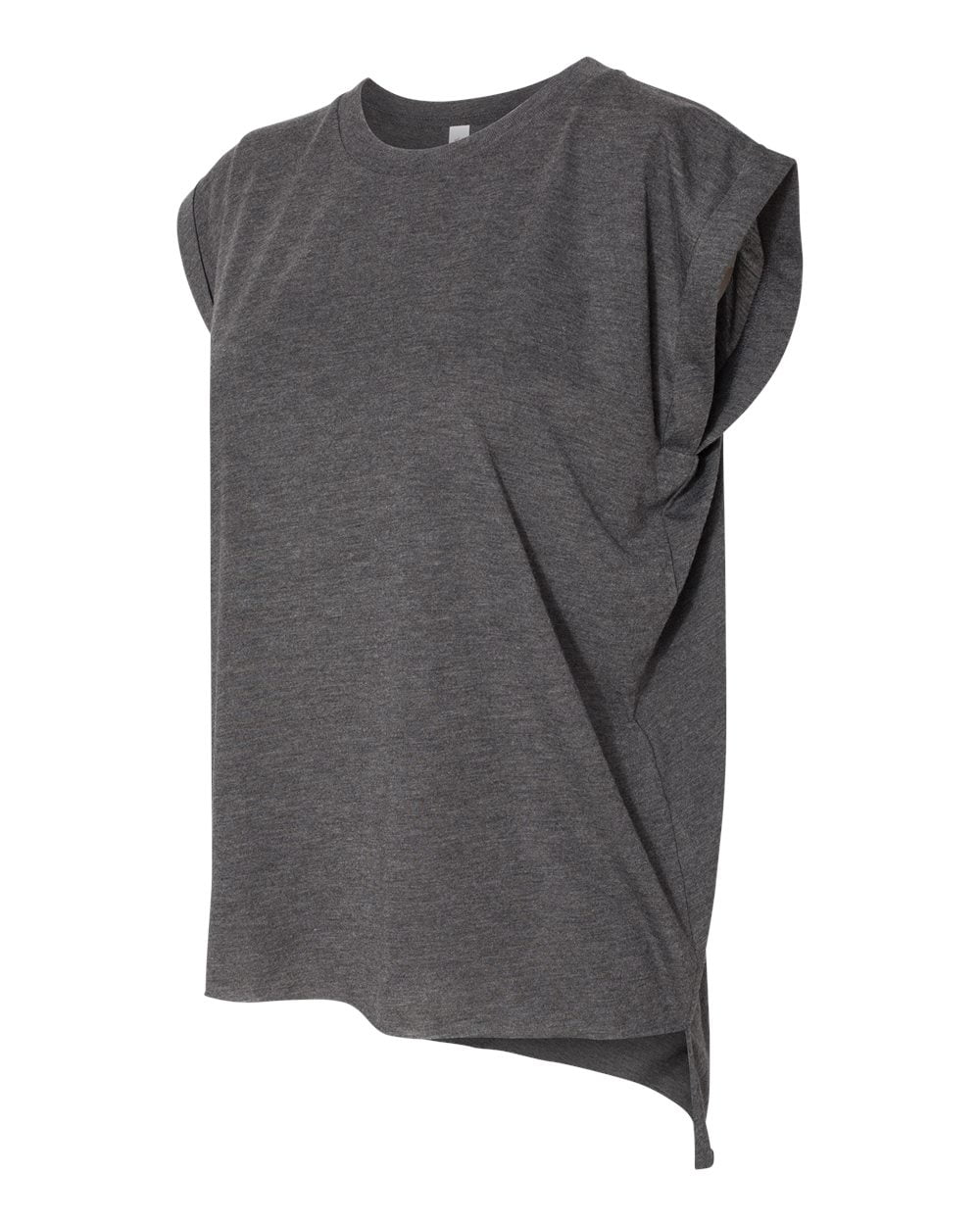 Bella + Canvas Women's Flowy Muscle Tee with Rolled Cuffs