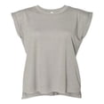 thumbnail image 1 of Bella + Canvas Women's Flowy Rolled Cuffs Muscle Tee, 1 of 5