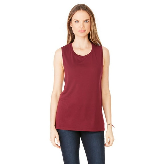 Bella   Canvas Women's Flowy Scoop Muscle Tank Top B8803