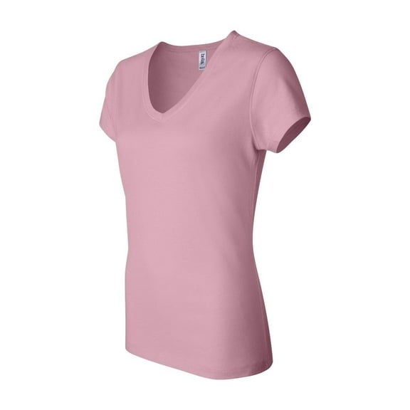 Bella Canvas Women's Jersey Short Sleeve V-Neck Tee B6005
