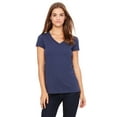 thumbnail image 1 of Bella Canvas Women's Jersey Slim Fit Ringspun V-Neck T-Shirt, Style B6005, 1 of 4