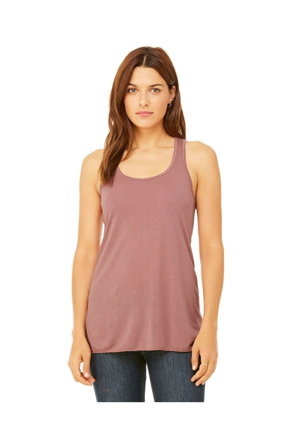 Bella Canvas Women's Merrowed Bottom Racerback Tank Top, Style B8800