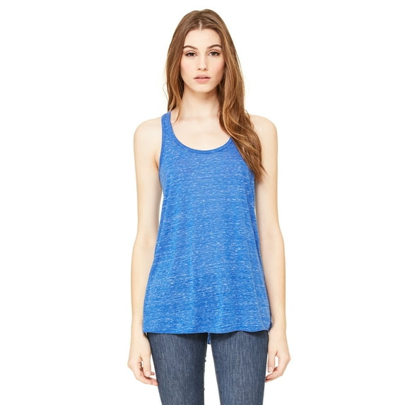 Bella Canvas Women's Merrowed Bottom Racerback Tank Top, Style B8800