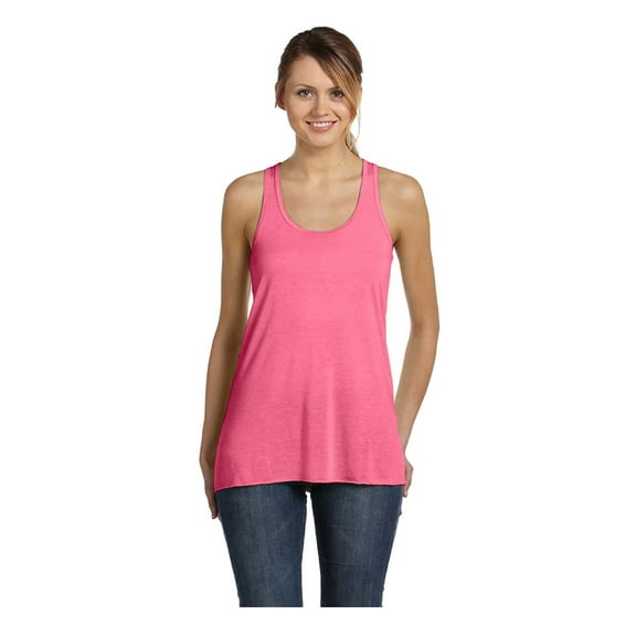 Bella Canvas Women's Merrowed Bottom Racerback Tank Top, Style B8800