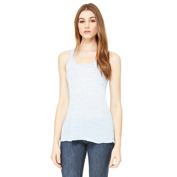 Bella Canvas Women's Merrowed Bottom Racerback Tank Top, Style B8800
