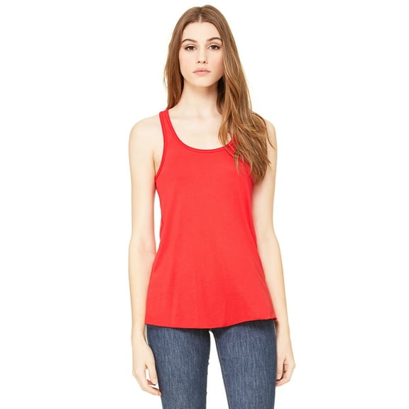 Bella Canvas Women's Merrowed Bottom Racerback Tank Top, Style B8800