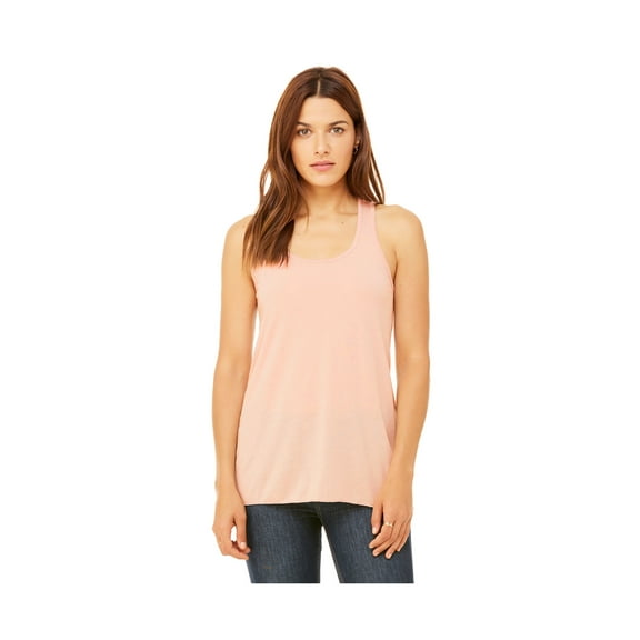Bella Canvas Women's Merrowed Bottom Racerback Tank Top, Style B8800