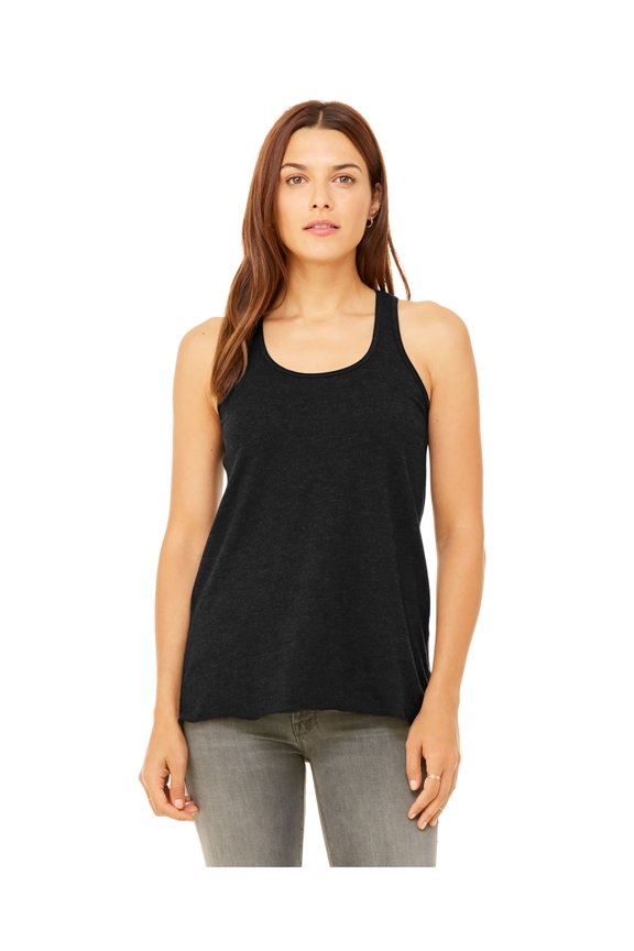 Bella Canvas Women's Merrowed Bottom Racerback Tank Top, Style B8800