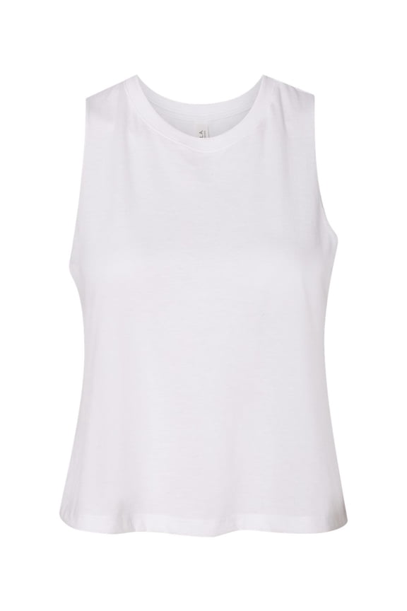 Bella & Canvas Women's Racerback Cropped Tank