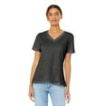 thumbnail image 1 of Bella + Canvas Women's Relaxed Jersey Short-Sleeve V-Neck T-Shirt 6405, 1 of 5