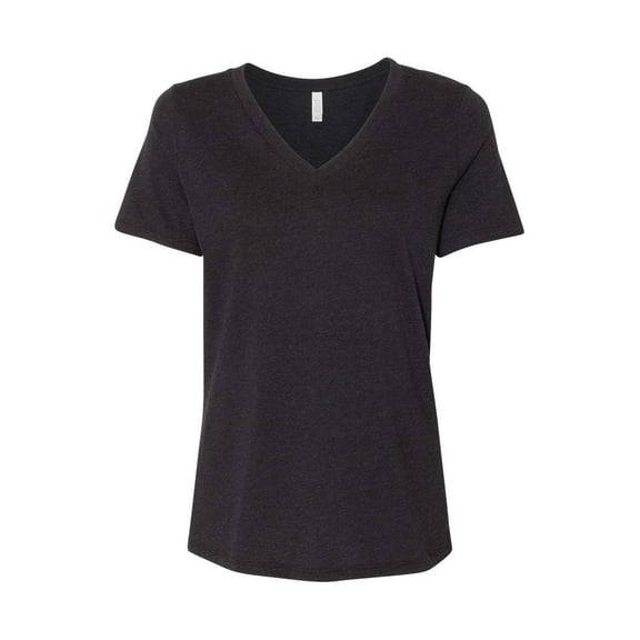 Bella   Canvas Women's Relaxed Jersey Short-Sleeve V-Neck T-Shirt - 6405