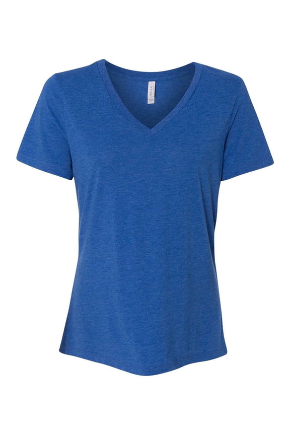 Bella + Canvas Women's Relaxed Jersey Short Sleeve V-Neck Tee B6405