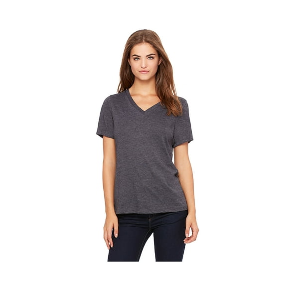 Bella Canvas Women's Relaxed Ring-Spun V-Neck T-Shirt, Style B6405