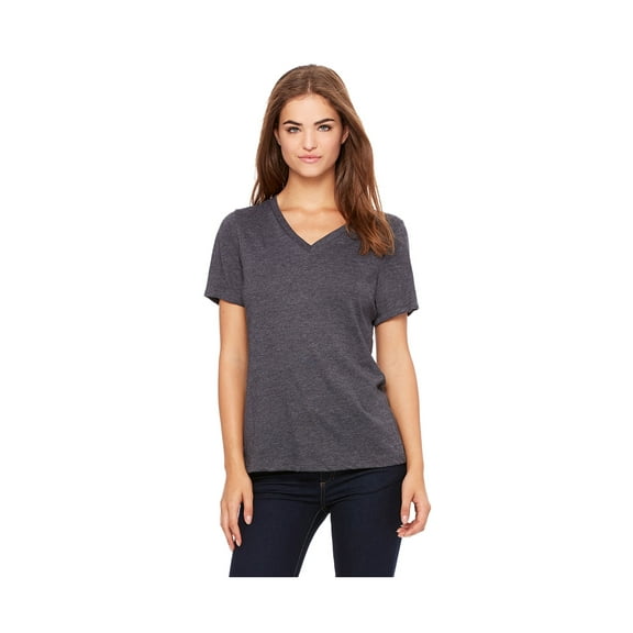 Bella Canvas Women's Relaxed Ring-Spun V-Neck T-Shirt, Style B6405