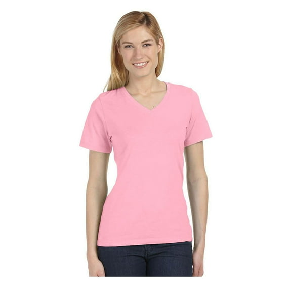 Bella Canvas Women's Relaxed Ring-Spun V-Neck T-Shirt, Style B6405