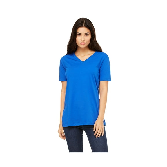 Bella Canvas Women's Relaxed Ring-Spun V-Neck T-Shirt, Style B6405