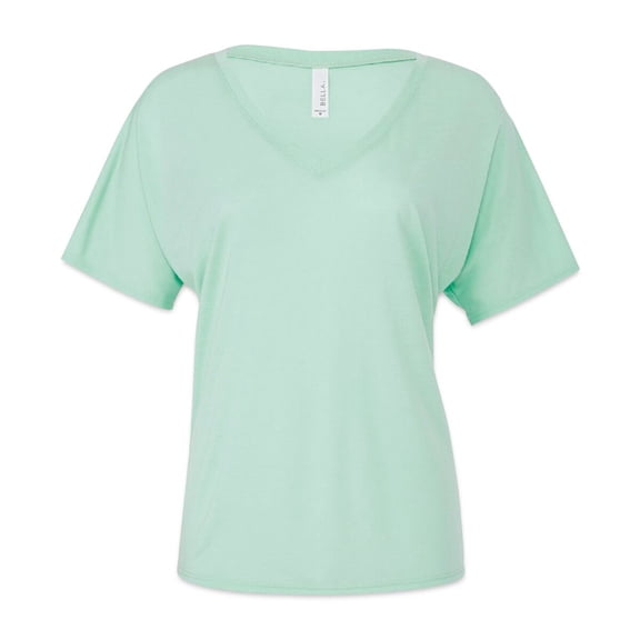 Bella & Canvas Women's Slouchy V-Neck Short Sleeve T-Shirt