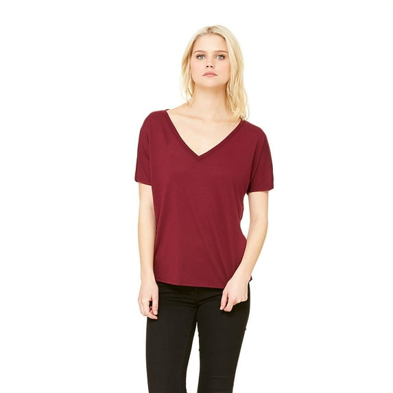 Bella + Canvas Women's Slouchy V-Neck Tee B8815