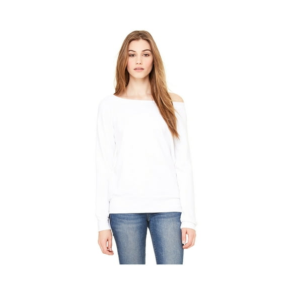 Bella Canvas Women's Sponge Wideneck Fleece Sweatshirt, Style B7501