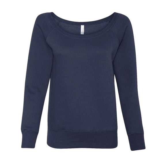 Bella Canvas Women's Sponge Wideneck Fleece Sweatshirt, Style B7501
