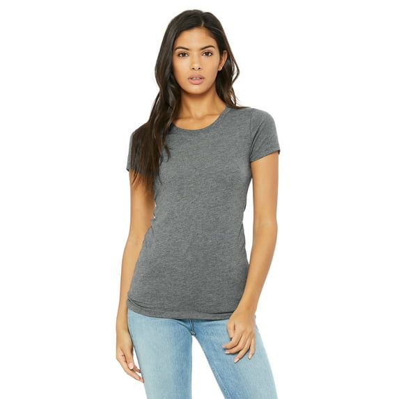 bella + canvas women's triblend short sleeve t-shirt - b8413