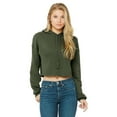 thumbnail image 1 of Bella + Canvas Womens Cropped Fleece Hoodie, 1 of 3