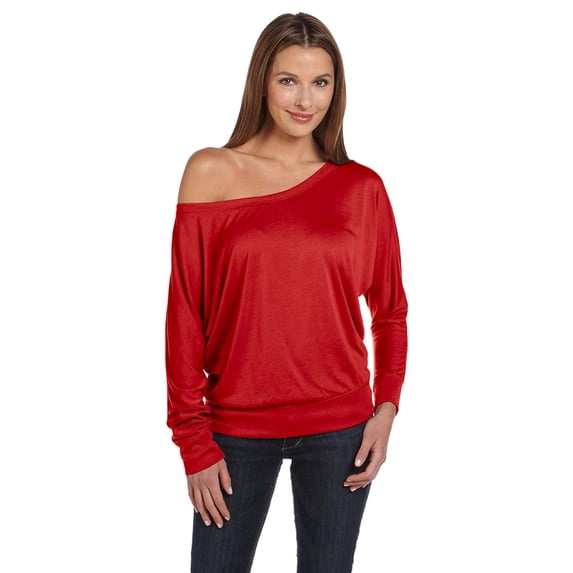 Bella + Canvas Be 8850 Ld Ls Flwy Off Shldr T