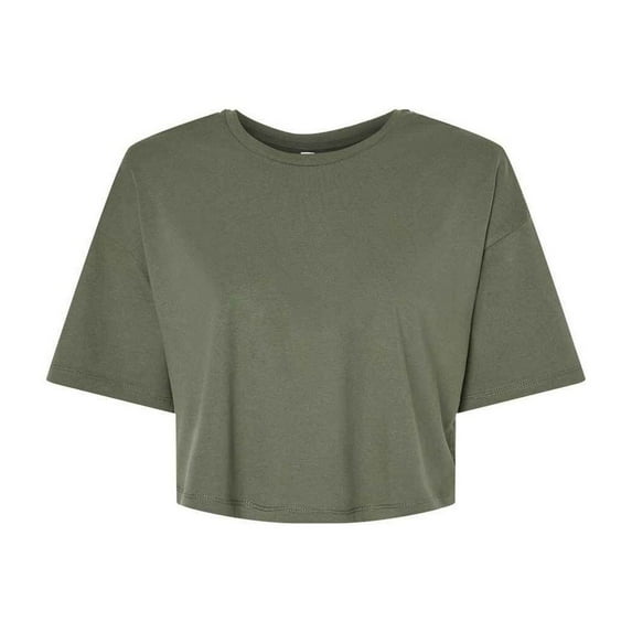 Bella + Canvas Womens Jersey Cropped Crop T-Shirt