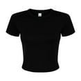 thumbnail image 1 of Bella + Canvas Womens Micro-Rib Crop T-Shirt, 1 of 4