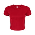 thumbnail image 1 of Bella + Canvas Womens Micro-Rib Crop T-Shirt, 1 of 4