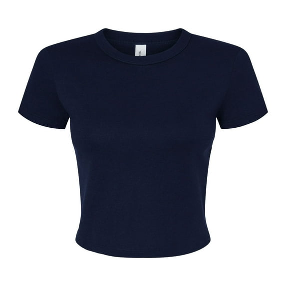 Bella + Canvas Womens Micro-Rib Crop Top