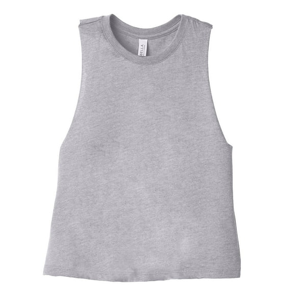 Bella   Canvas Womens Racerback Cropped Tank Top