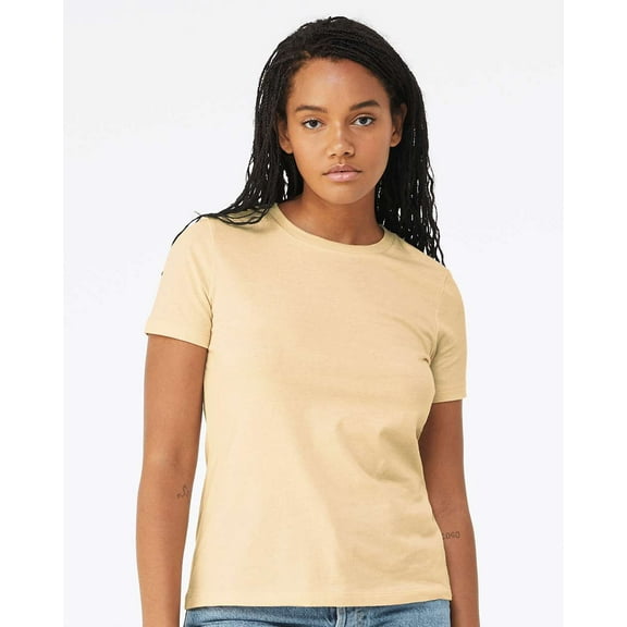 BELLA   CANVAS Womens Relaxed Fit Heather CVC Tee