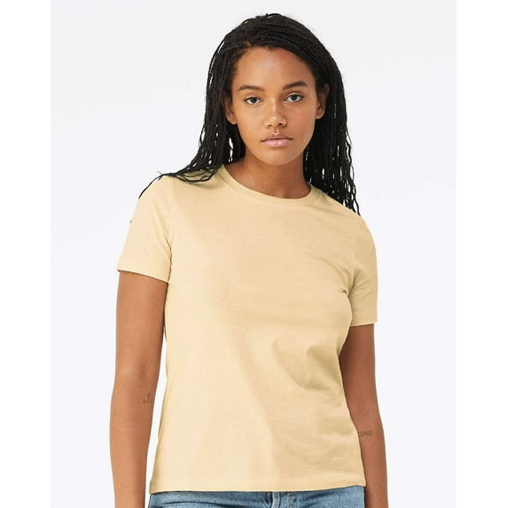BELLA + CANVAS Womens Relaxed Fit Heather CVC Tee