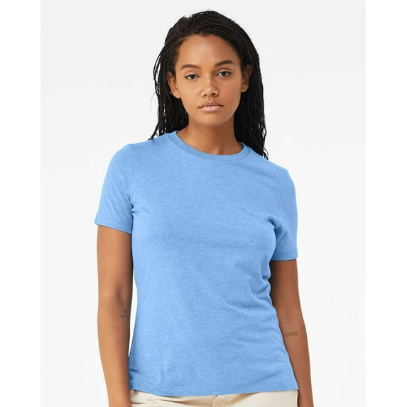 BELLA + CANVAS Womens Relaxed Fit Heather CVC Tee