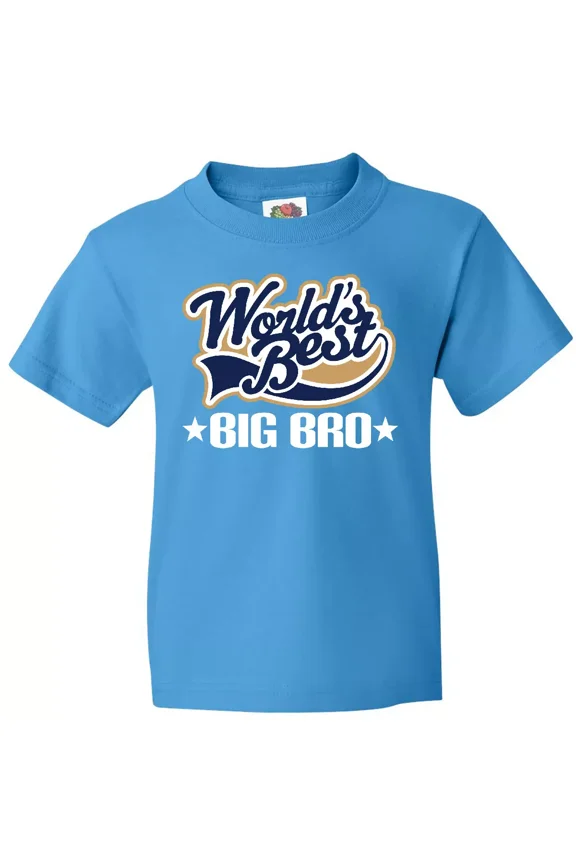Bella Canvas Worlds Best Big Bro Brother Toddler T-Shirt Gift Appreciation Clothing