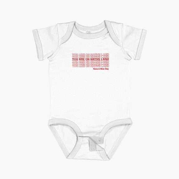 Bella Canvas You Are On Native Land. Short Sleeve Baby One-Piece Newborn Gender Neutral Outfit, Baby Boy Or Girl Bodysuit, Birrthday Gifts