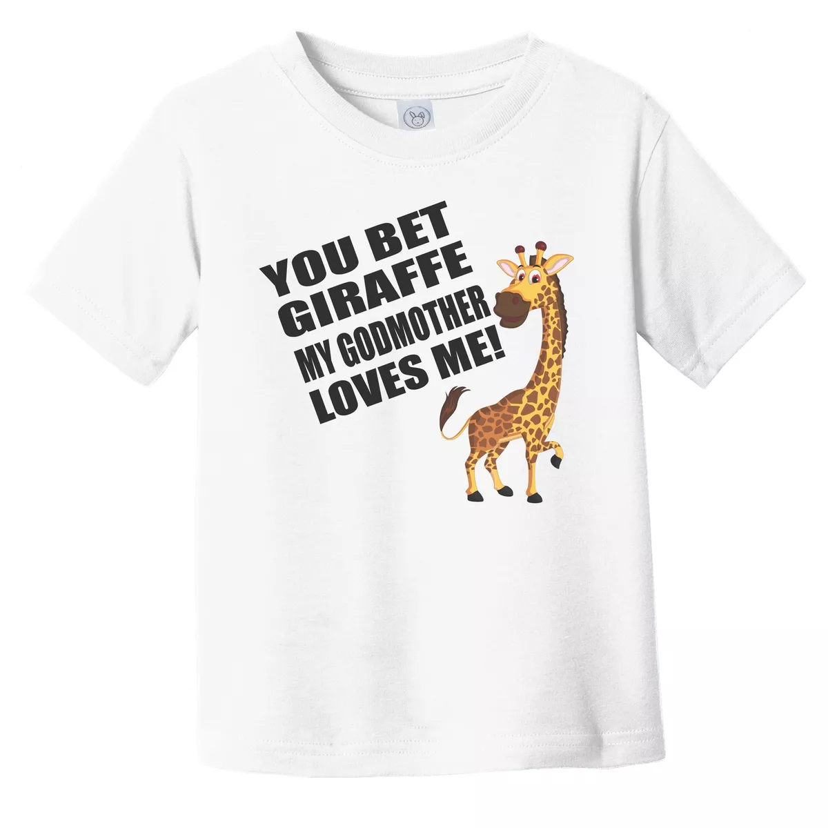 My Godmother Loves Me More Than Tacos Funny Godchild Baby Bodysuit - One Piece Baby Bodysuit (Long Sleeve), 3-6 Months White