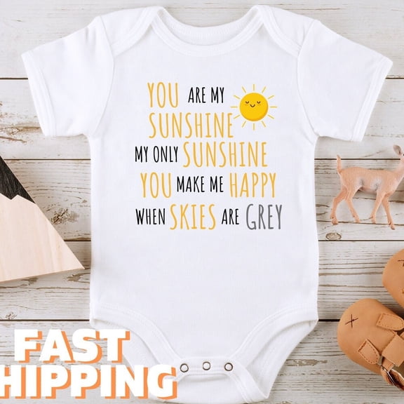 Bella Canvas with You Are My Sunshine, Mom Baby Clothes, Cute Raglan Birthday Kids Shirt Mommy'S Little Sunshine 518 Cute Baby Boy or Girl Bodysuit Gift