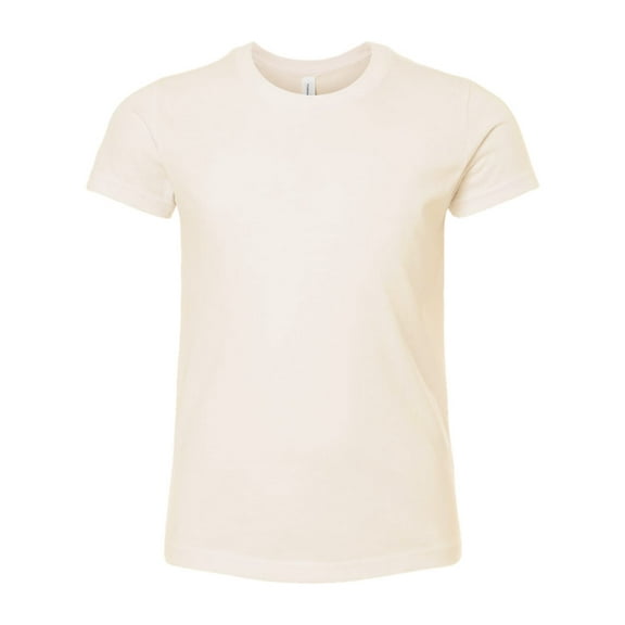 Bella + Canvas - Youth CVC Jersey T-Shirt - 3001YCV - HEATHER NATURAL - L