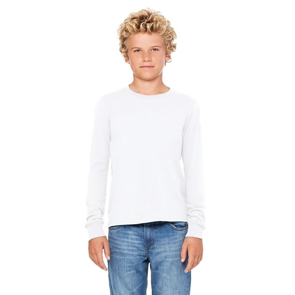 Bella + Canvas Youth Jersey Long-Sleeve T-Shirt - 3501Y
