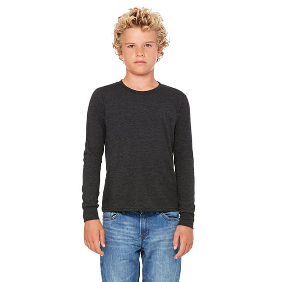 Bella + Canvas Youth Jersey Long-Sleeve T-Shirt - 3501Y