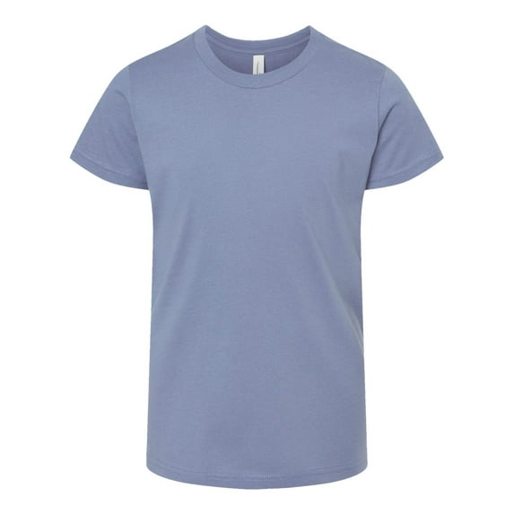 Bella Canvas Youth Jersey Short-Sleeve Tee, S, Lavender Blue