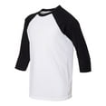 thumbnail image 1 of Bella + Canvas - Youth Three-Quarter Sleeve Raglan Baseball Tee, 1 of 3