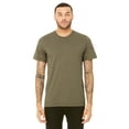 thumbnail image 1 of Bella + Canvas  mens 3.4 oz. Triblend T-Shirt (3413C) olive triblend 3Xl, 1 of 5