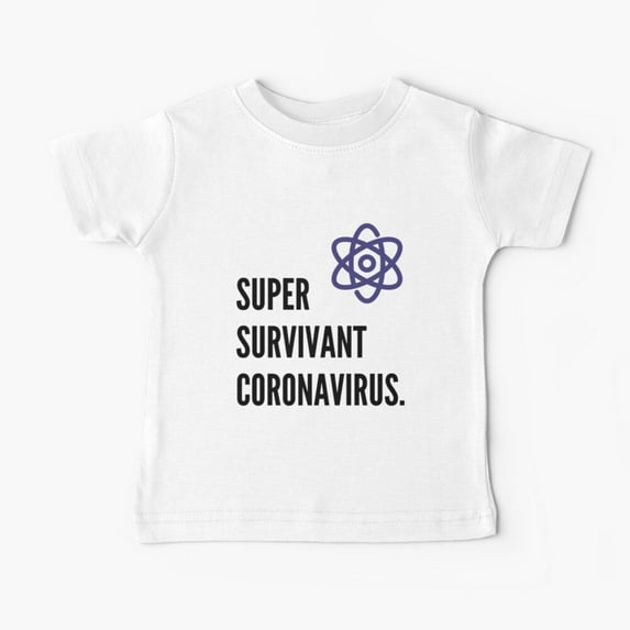 Bella Canvas super survivor coronavirus Baby T-Shirt