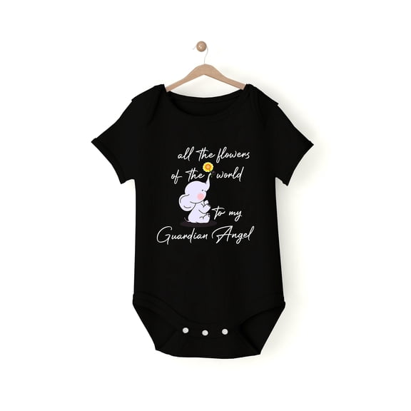 Bella Canvas with First 1St Mother'S Day, Gift For Mom, Baby Elephant Animal For Mommy, Grandmother, Cute and Cool Baby Boy or Girl Bodysuit Gift